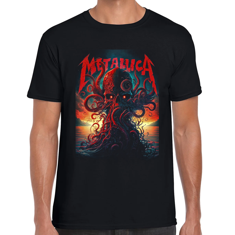 Playera Metallica Algodón Premium #0001354