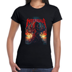 Playera Metallica Algodón Premium #0001354