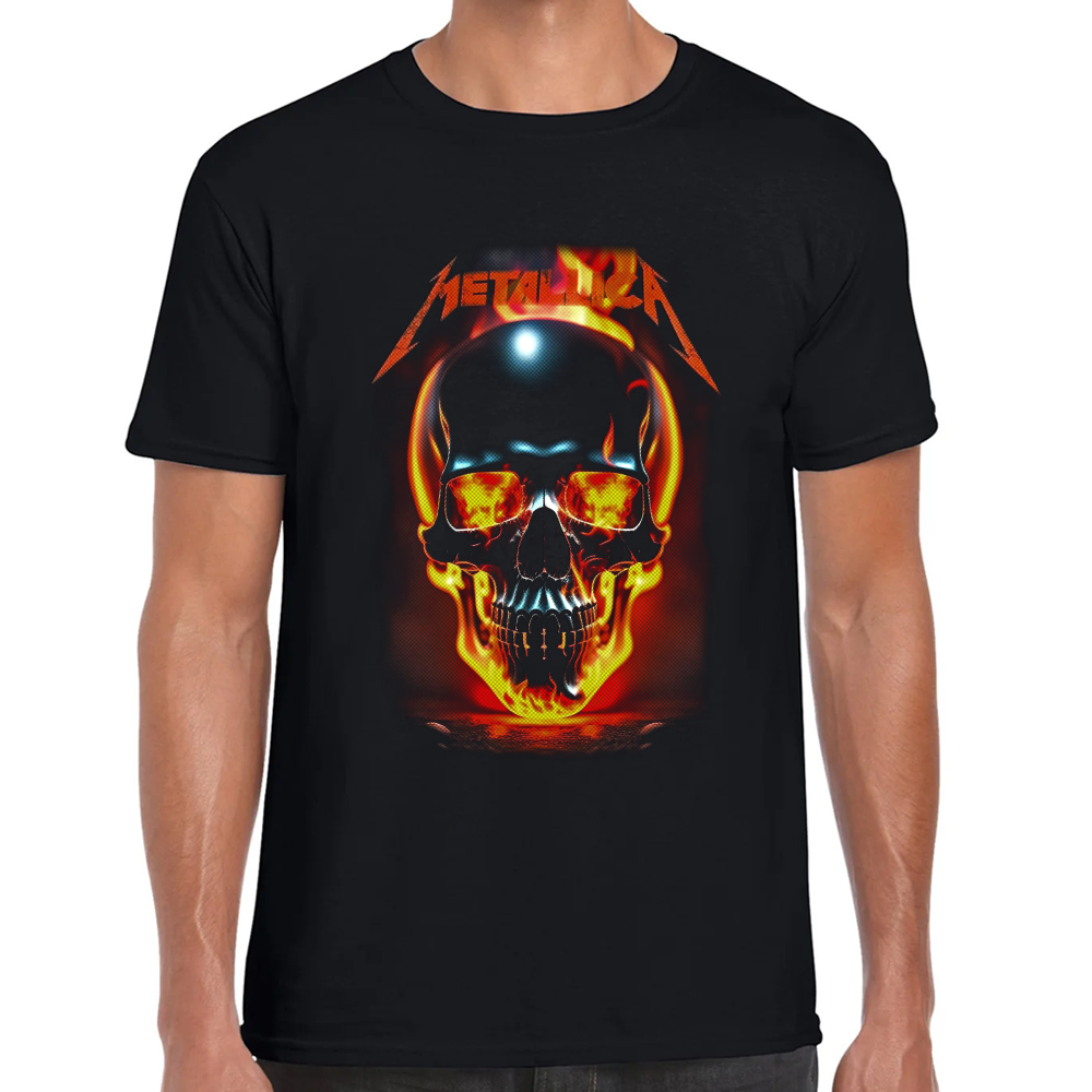 Playera Metallica Algodón Premium #0001355 Imagen principal del producto
