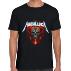 Playera Metallica Algodón Premium #0001356