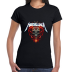Playera Metallica Algodón Premium #0001356