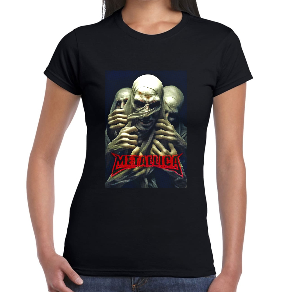 Playera Metallica Algodón Premium #0001359