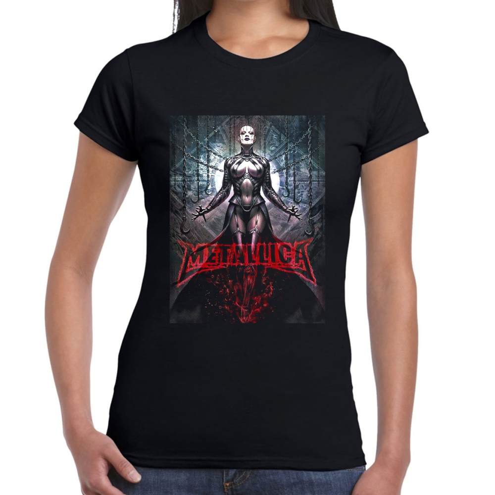 Playera Metallica Algodón Premium #0001361