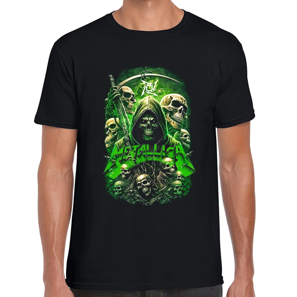 Playera Metallica Algodón Premium #0001362 Imagen principal del producto