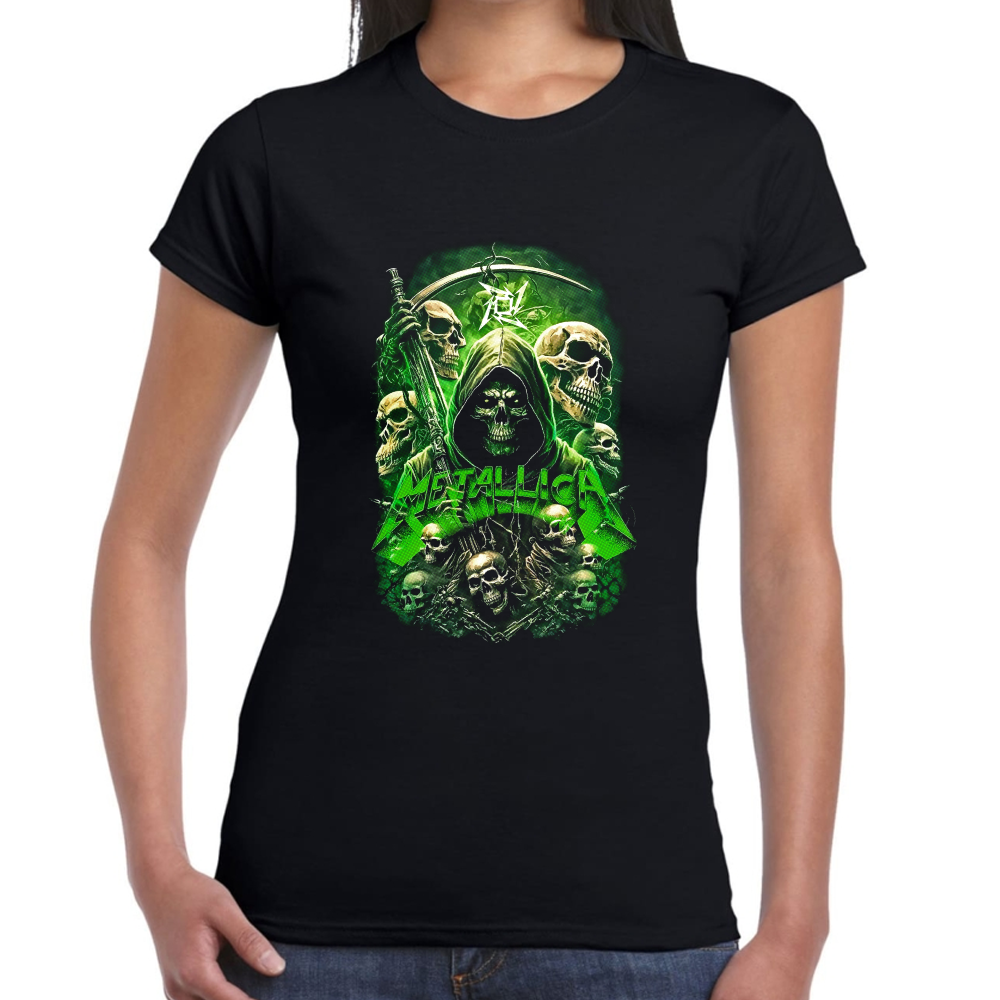 Playera Metallica Algodón Premium #0001362