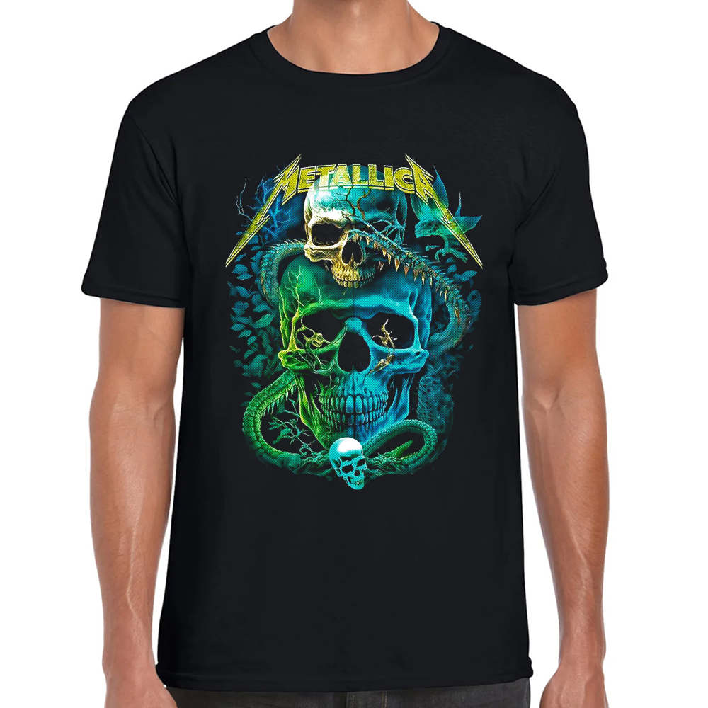 Playera Metallica Algodón Premium #0001364