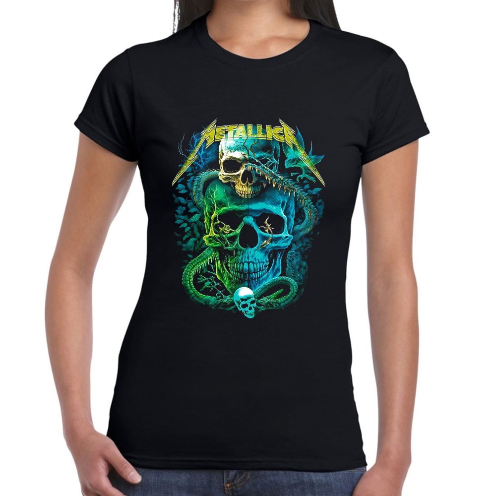 Playera Metallica Algodón Premium #0001364 Imagen secundaria del producto
