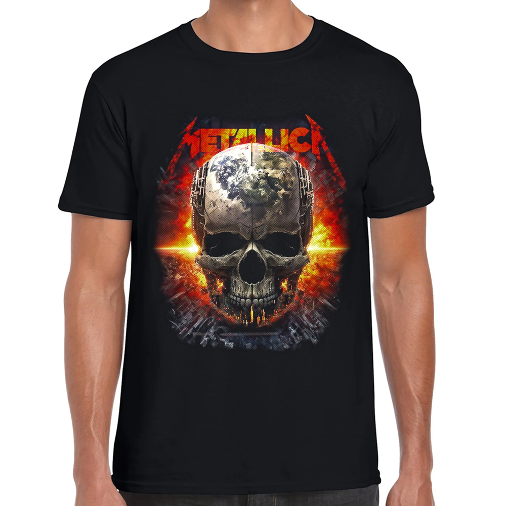 Playera Metallica Algodón Premium #0001365