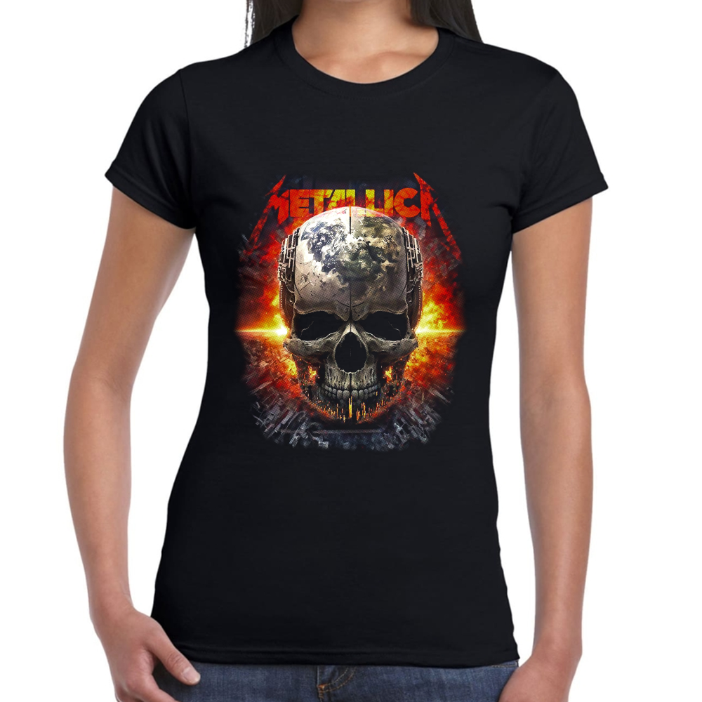 Playera Metallica Algodón Premium #0001365 Imagen secundaria del producto