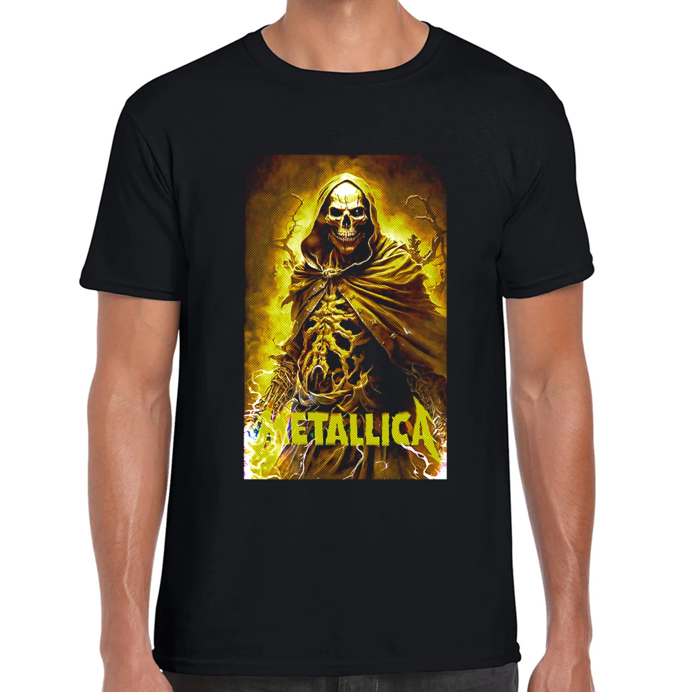 Playera Metallica Algodón Premium #0001367