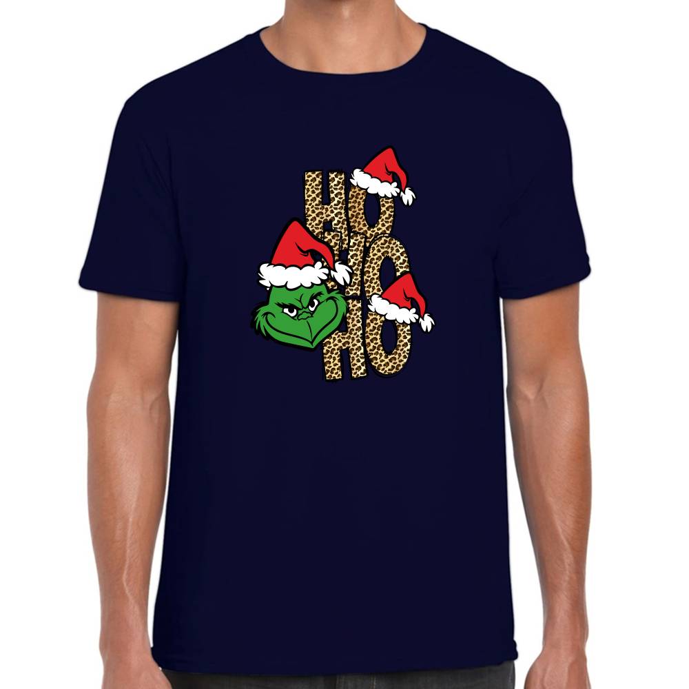 Playera Grinch Navidad Ho Ho Ho Algodón Premium #0001368