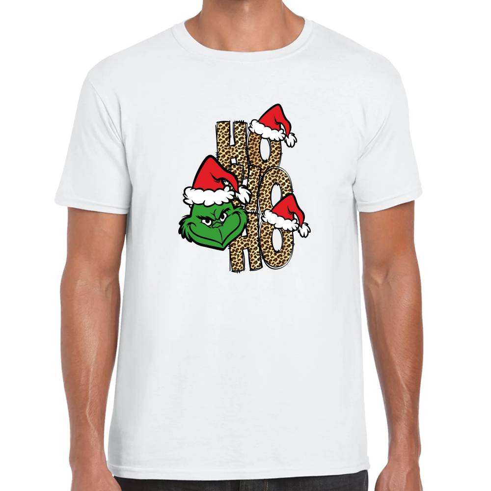 Playera Grinch Navidad Ho Ho Ho Algodón Premium #0001368 Imagen principal del producto