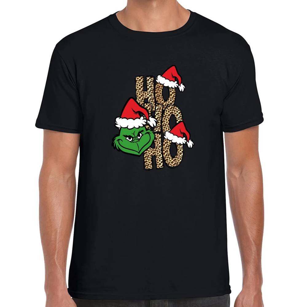 Playera Grinch Navidad Ho Ho Ho Algodón Premium #0001368