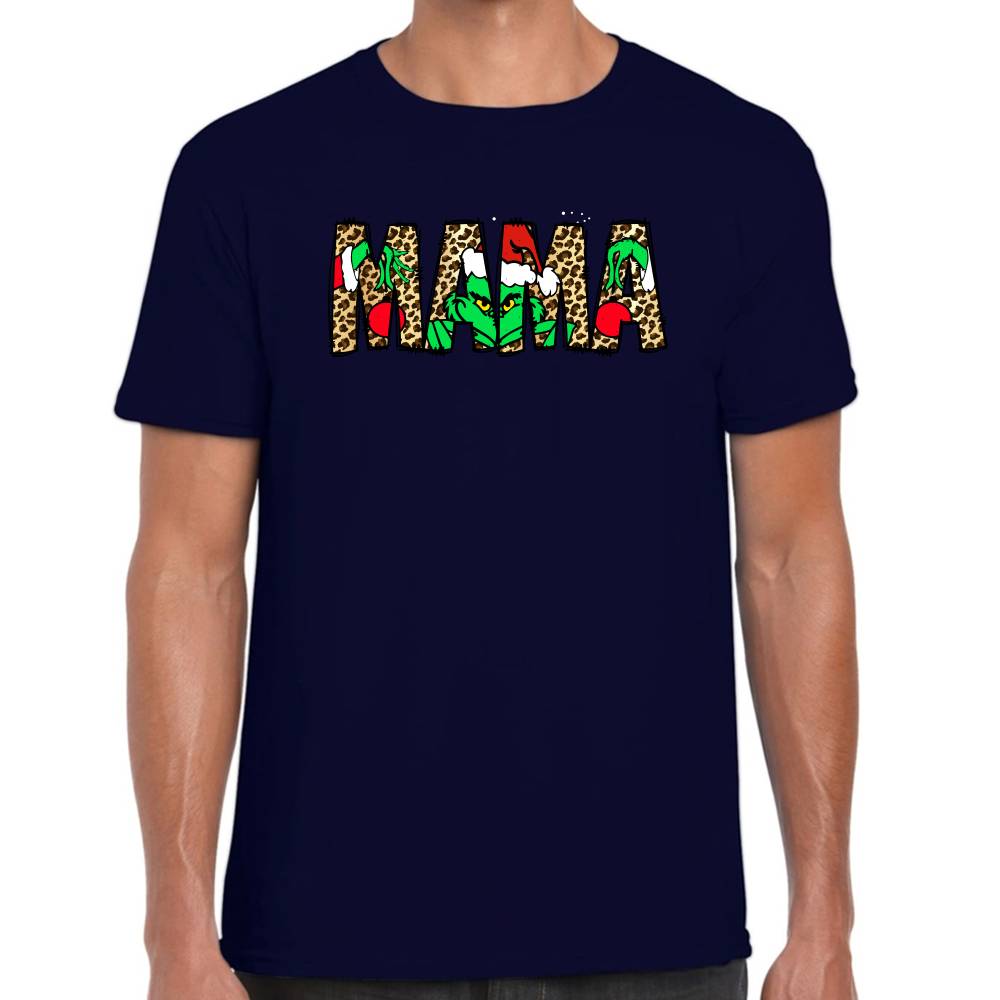 Playera Grinch Mama Navidad Algodón Premium #0001370 Imagen principal del producto