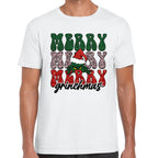 Playera Merry Grinchmas The Grinch Navidad Algodón Premium #0001372