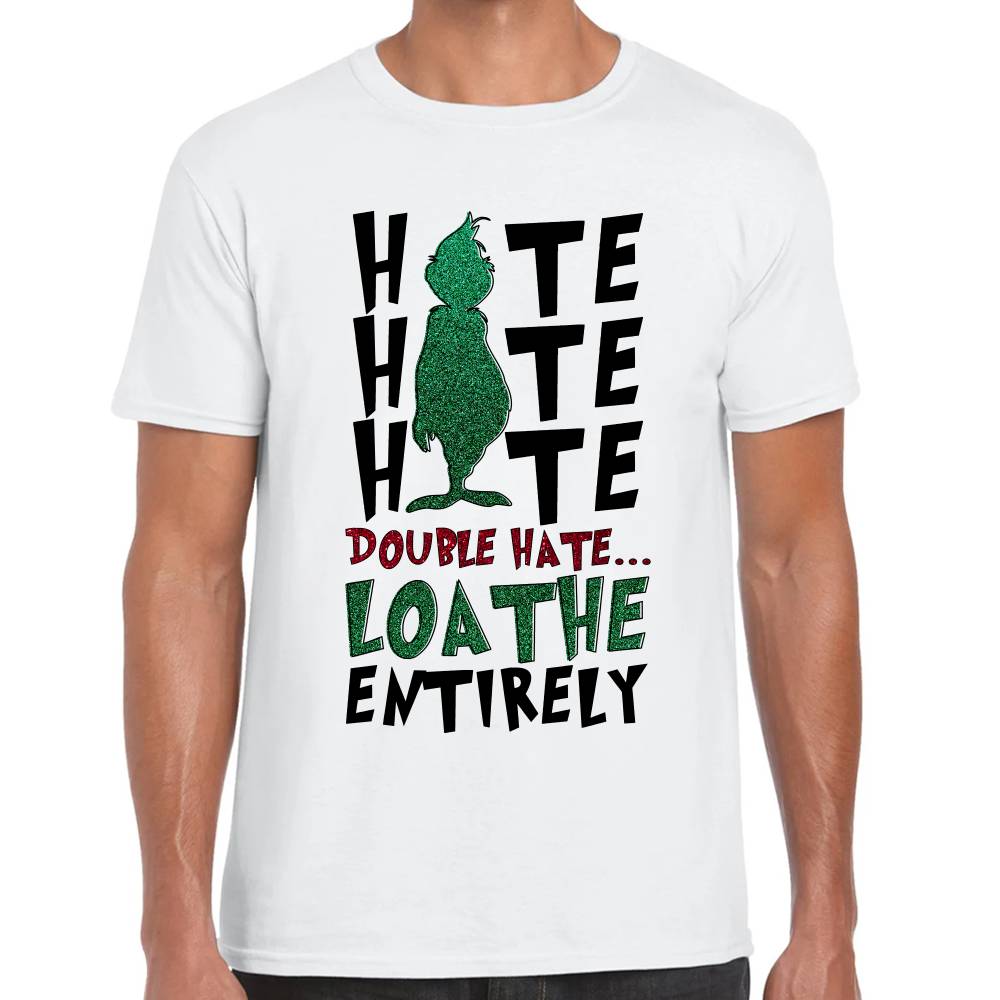 Playera Grinch Double Hate Navidad Algodón Premium #0001374 Imagen principal del producto