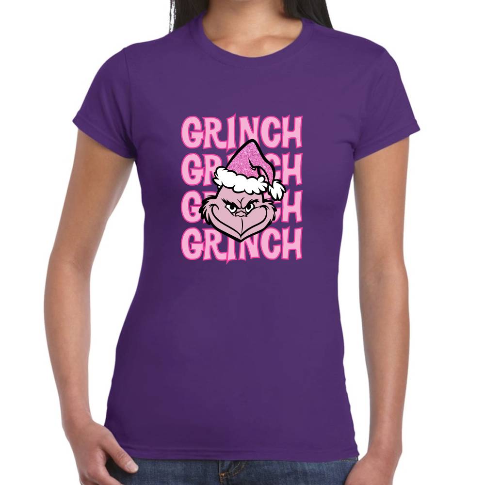 Playera The Grinch Navidad Algodón Premium #0001375