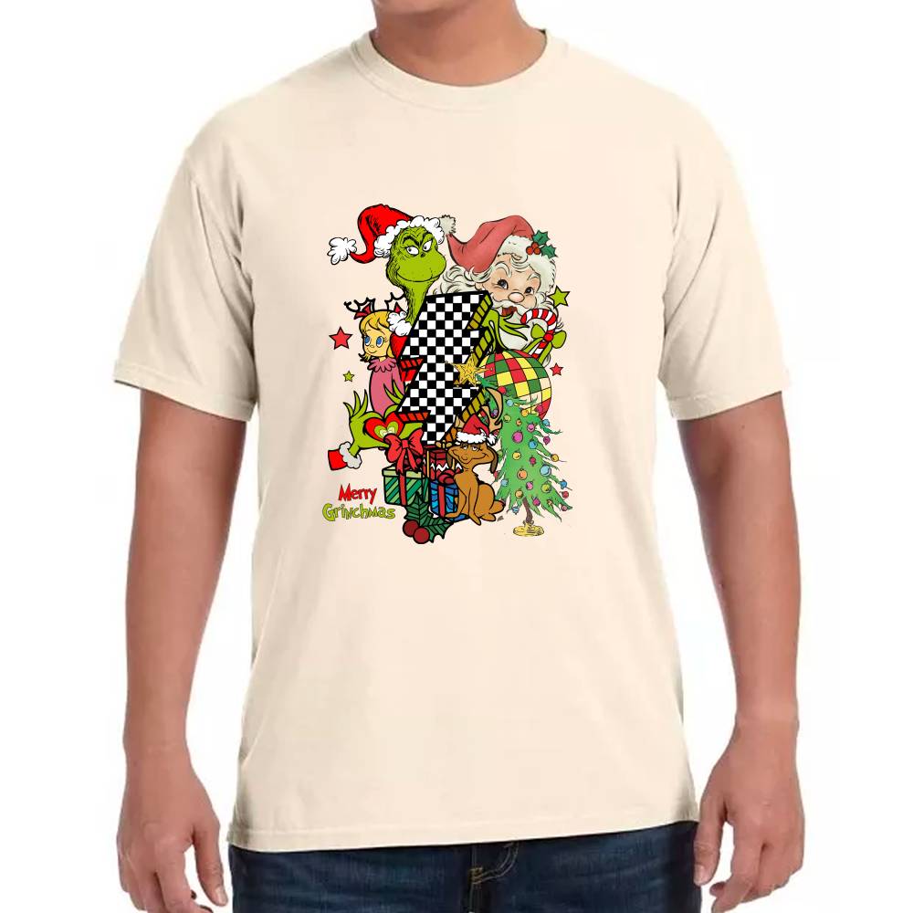 Playera The Grinch Navidad Algodón Premium #0001377