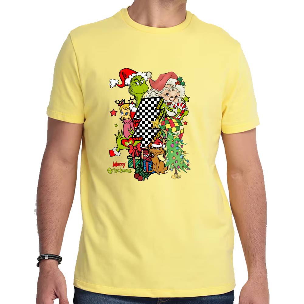 Playera The Grinch Navidad Algodón Premium #0001377