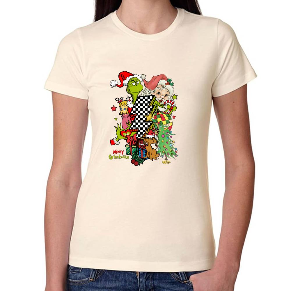 Playera The Grinch Navidad Algodón Premium #0001377