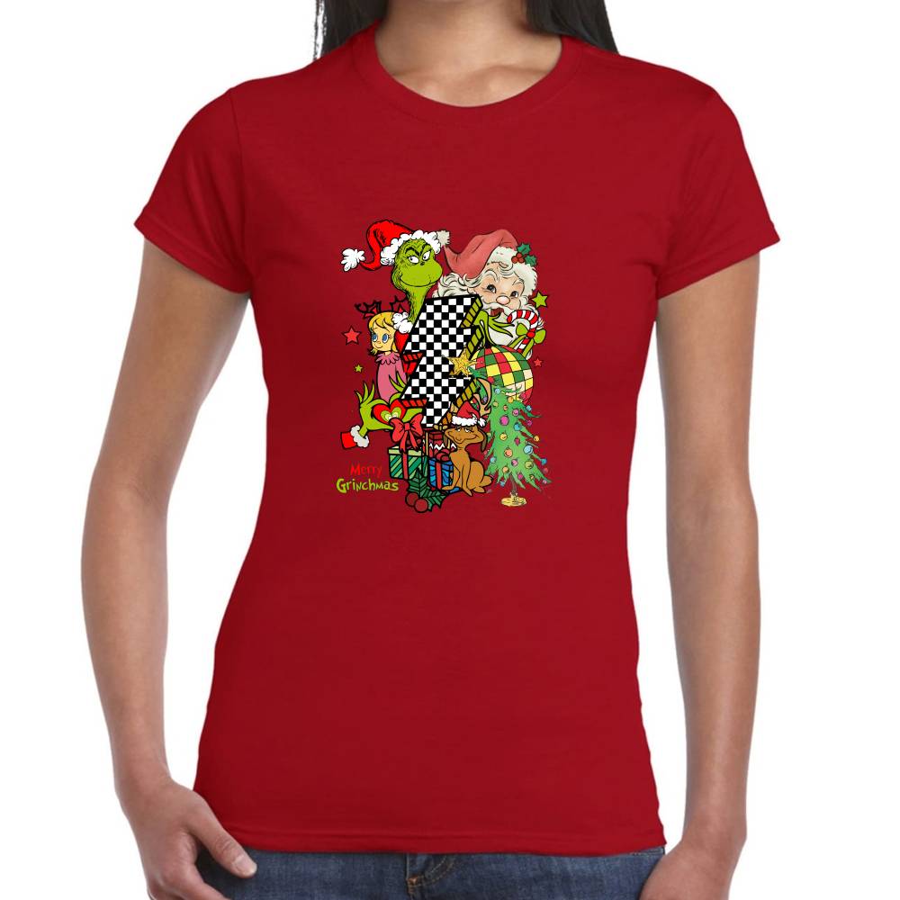 Playera The Grinch Navidad Algodón Premium #0001377