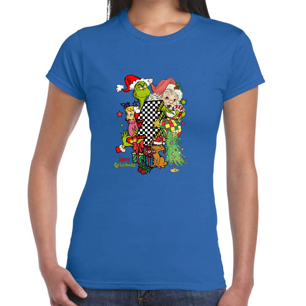 Playera The Grinch Navidad Algodón Premium #0001377