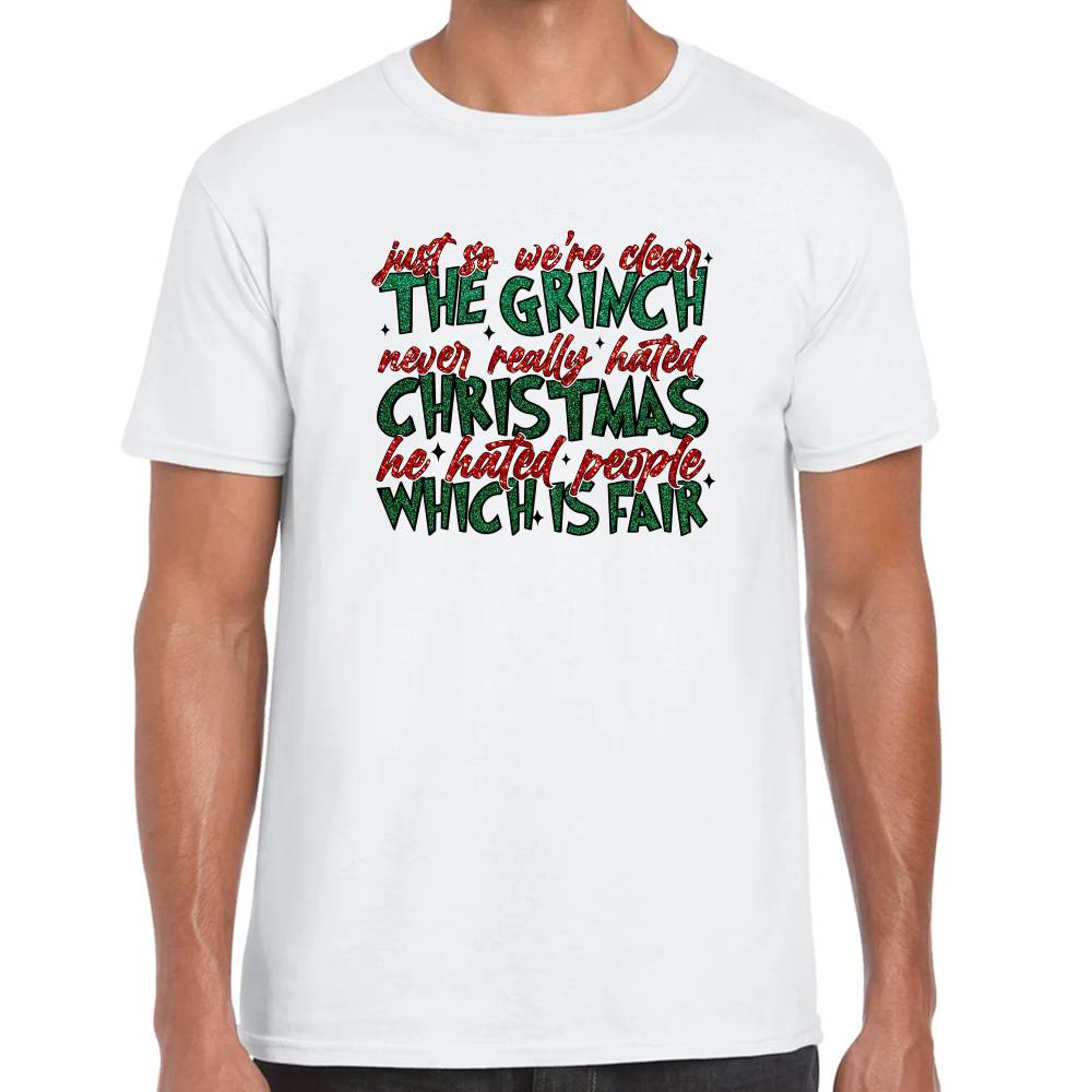 Playera The Grinch Navidad Algodón Premium #0001379