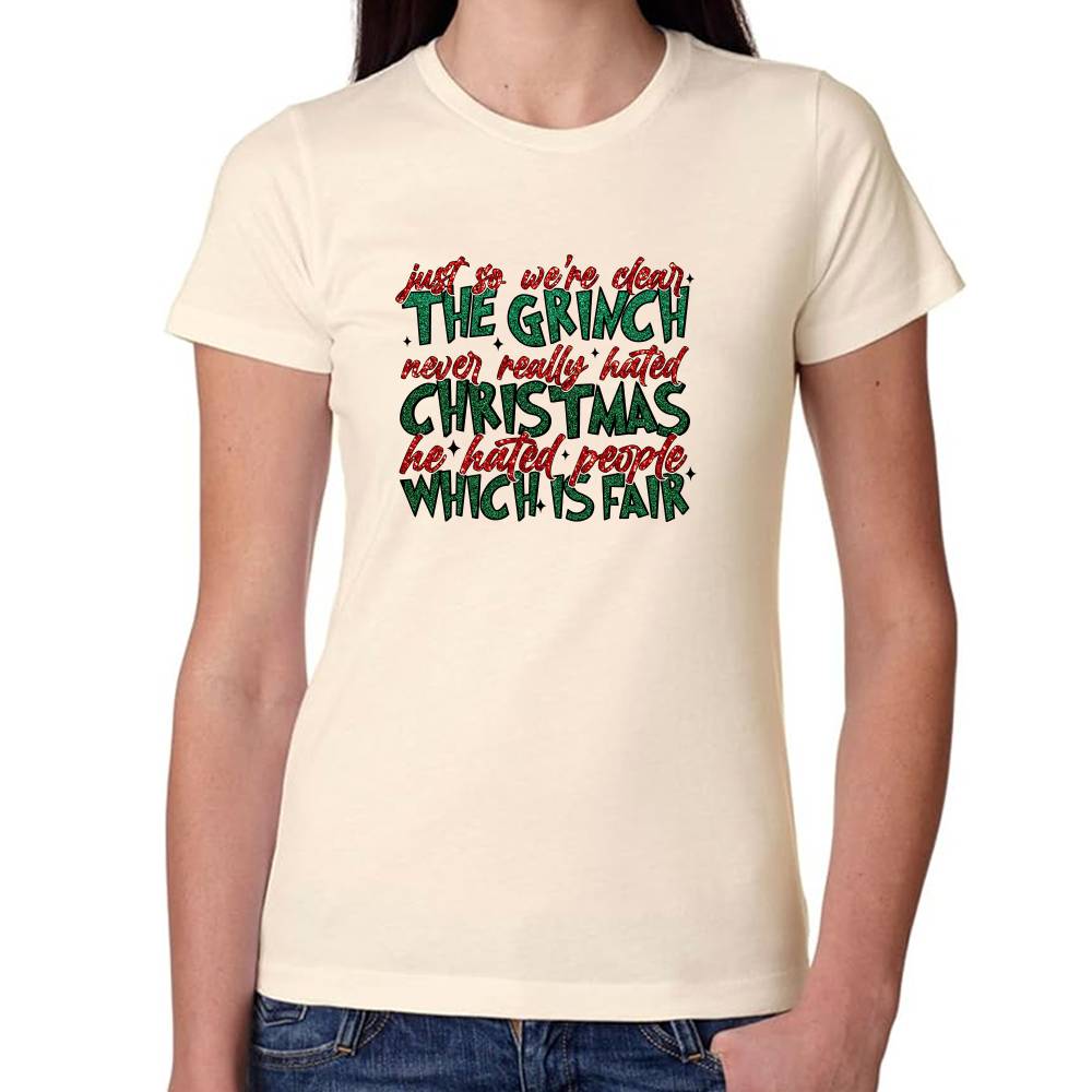 Playera The Grinch Navidad Algodón Premium #0001379