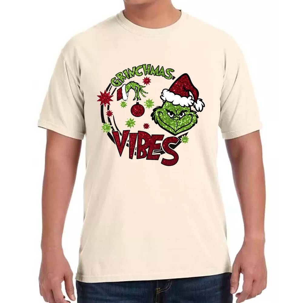 Playera The Grinch Navidad Algodón Premium #0001380