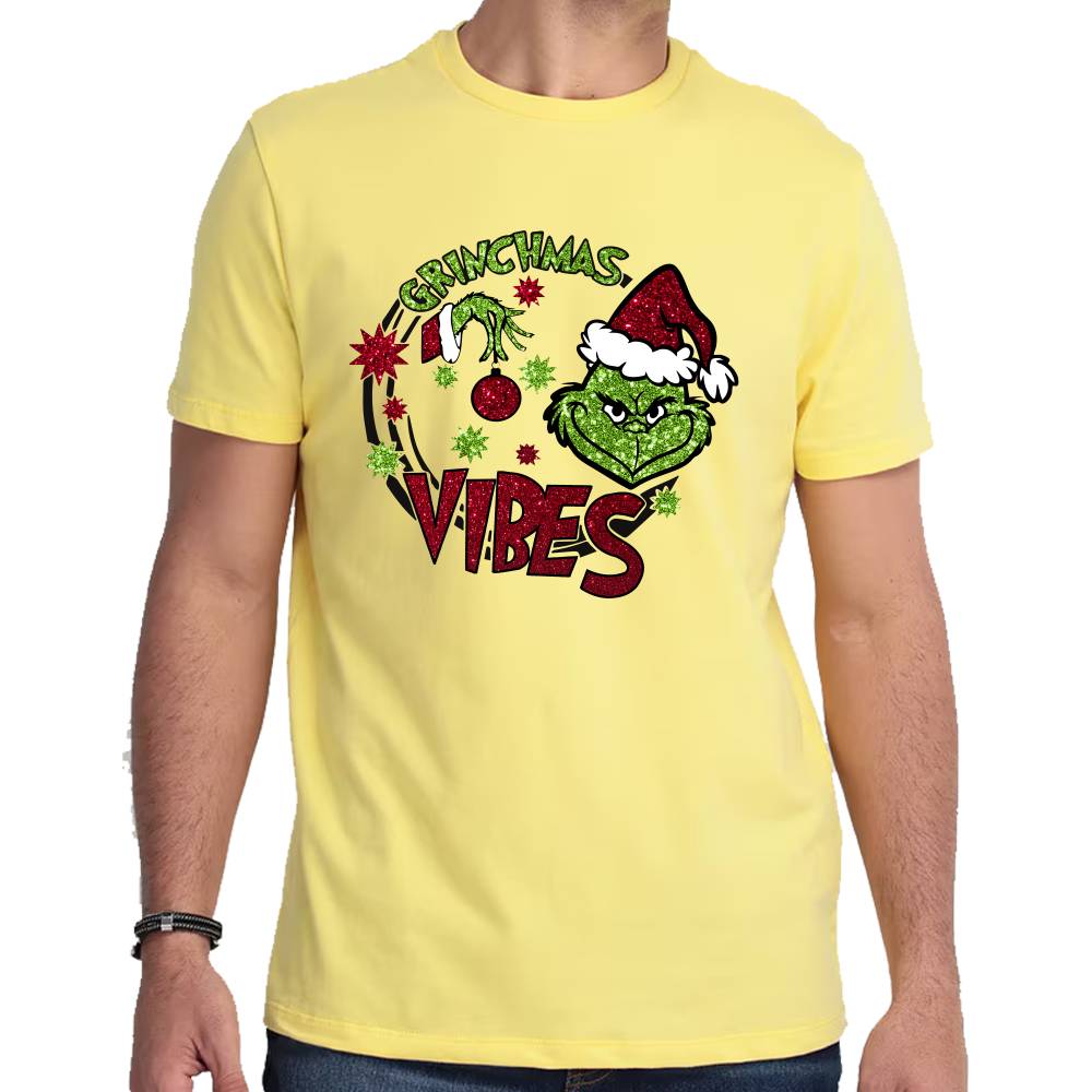 Playera The Grinch Navidad Algodón Premium #0001380