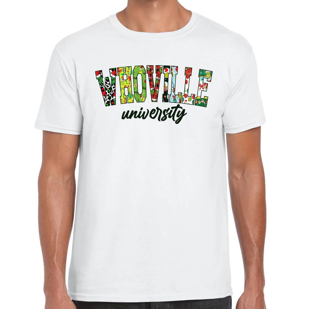 Playera The Grinch Whoville Navidad Algodón Premium #0001381 Imagen principal del producto