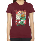 Playera Cartel Whoville Retro Navidad Algodón Premium #0001382