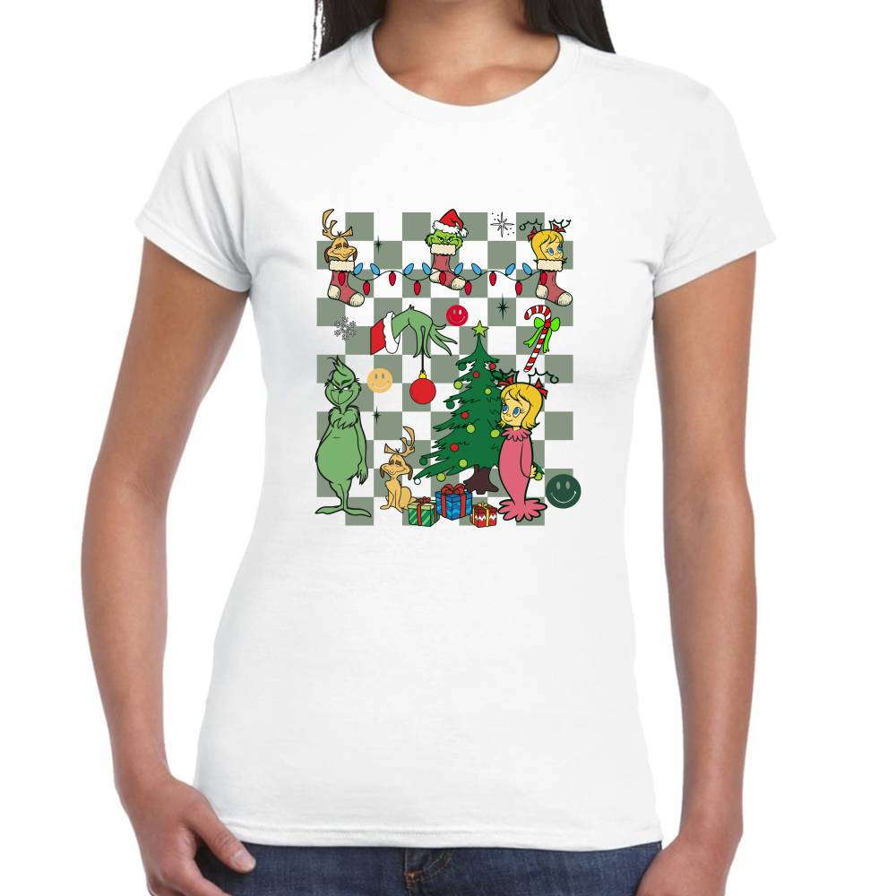 Playera The Grinch Navidad Algodón Premium #0001383 Imagen secundaria del producto