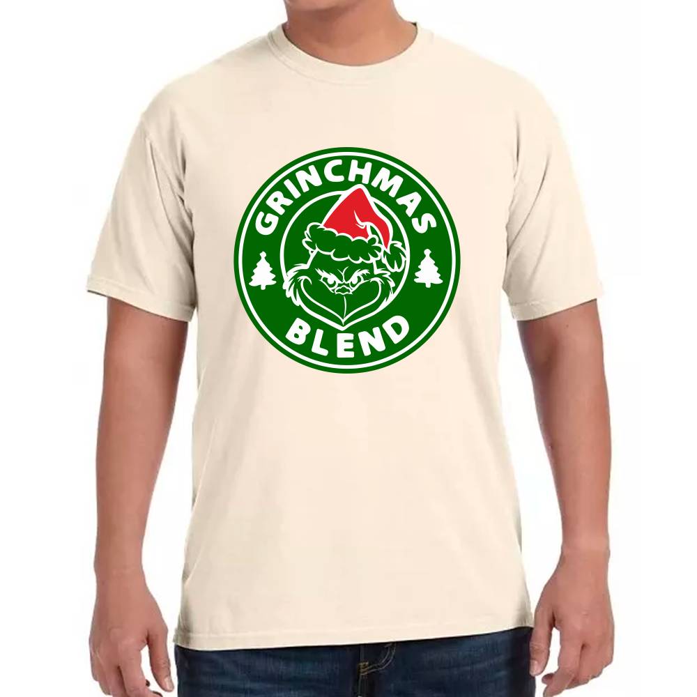 Playera The Grinch Grinchmas Blend Navidad Algodón Premium #0001384
