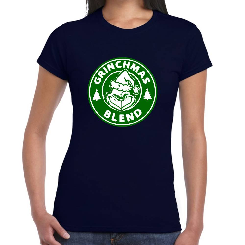 Playera Grinchmas Blend The Grinch Navidad Algodón Premium #0001385
