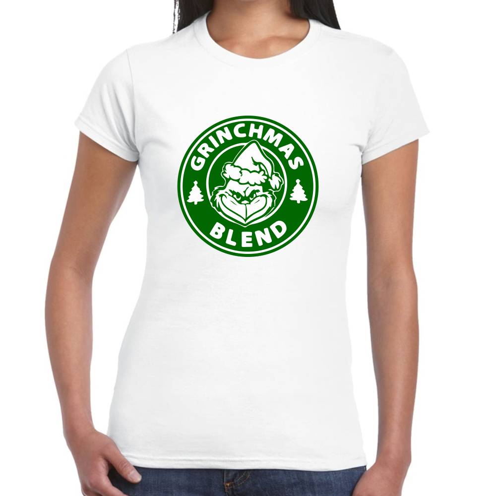 Playera Grinchmas Blend The Grinch Navidad Algodón Premium #0001385 Imagen secundaria del producto