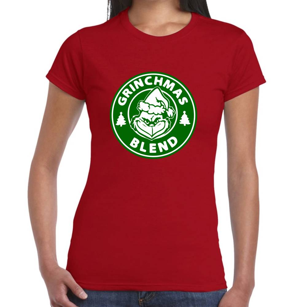 Playera Grinchmas Blend The Grinch Navidad Algodón Premium #0001385