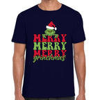 Playera Merry Grinchmas Grinch Navidad Algodón Premium #0001401