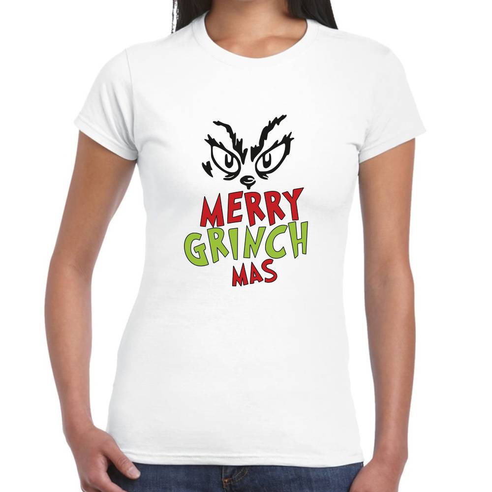 Playera The Grinch Grinchmas Navidad Algodón Premium #0001405 Imagen secundaria del producto