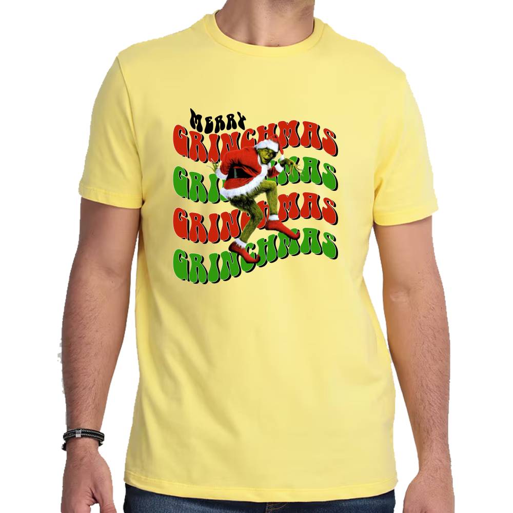 Playera The Grinch Grinchmas Navidad Algodón Premium #0001406