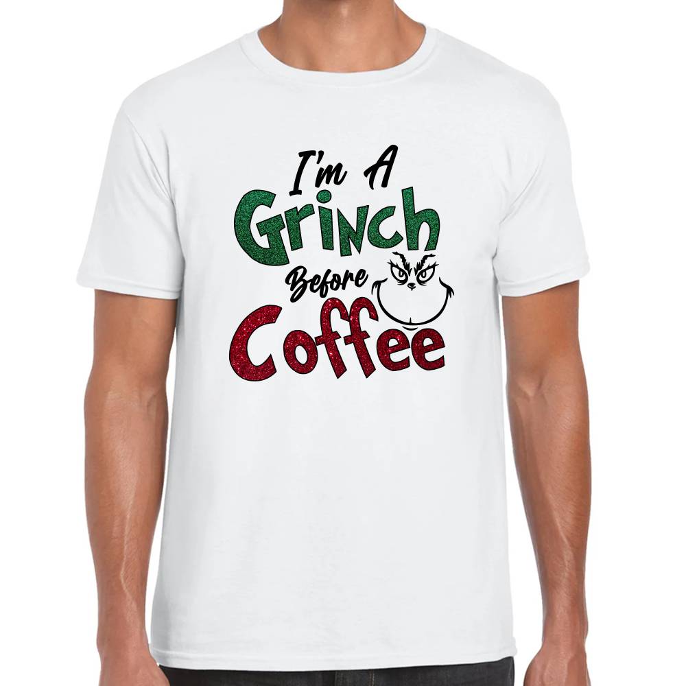 Playera The Grinch Coffe Navidad Algodón Premium #0001411 Imagen principal del producto