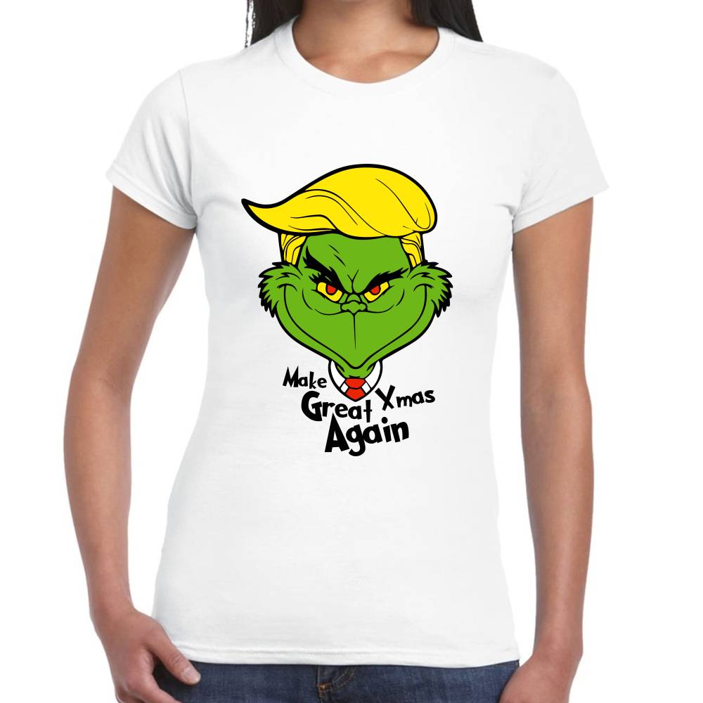 Playera The Grinch Navidad Algodón Premium #0001412 Imagen secundaria del producto