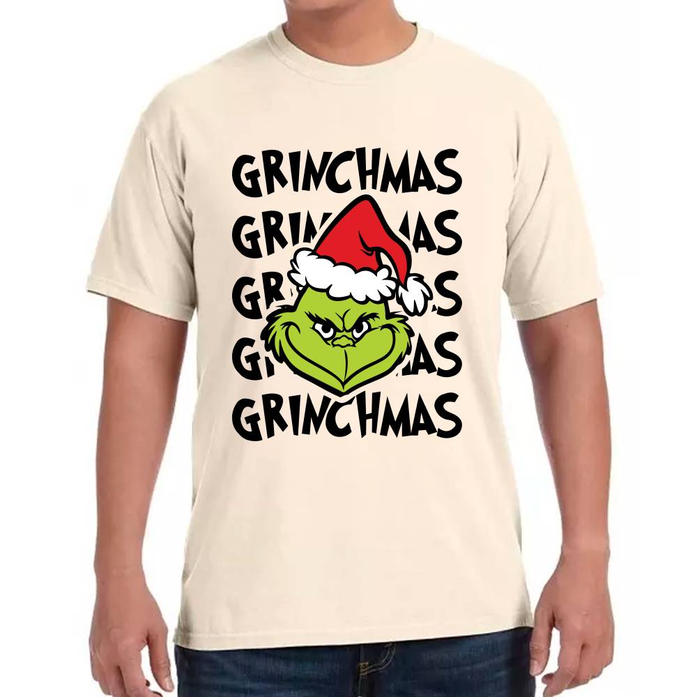 Playera The Grinch Grinchmas Navidad Algodón Premium #0001415