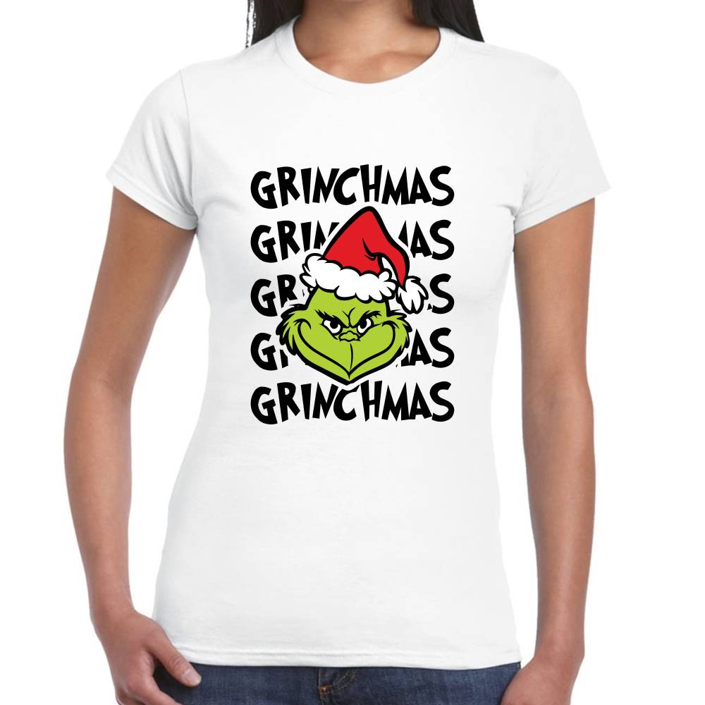 Playera The Grinch Grinchmas Navidad Algodón Premium #0001415