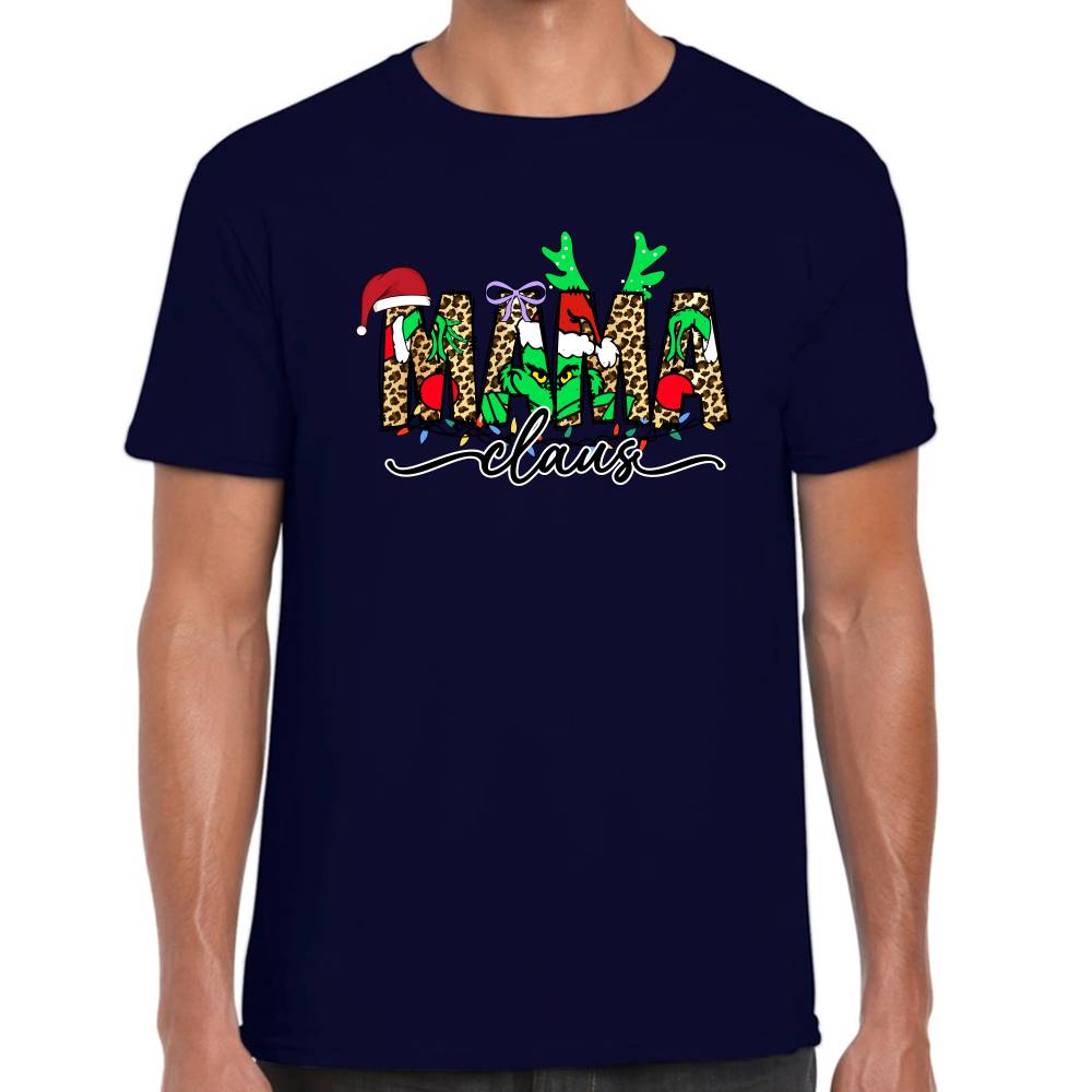 Playera The Grinch Mama Navidad Algodón Premium #0001416