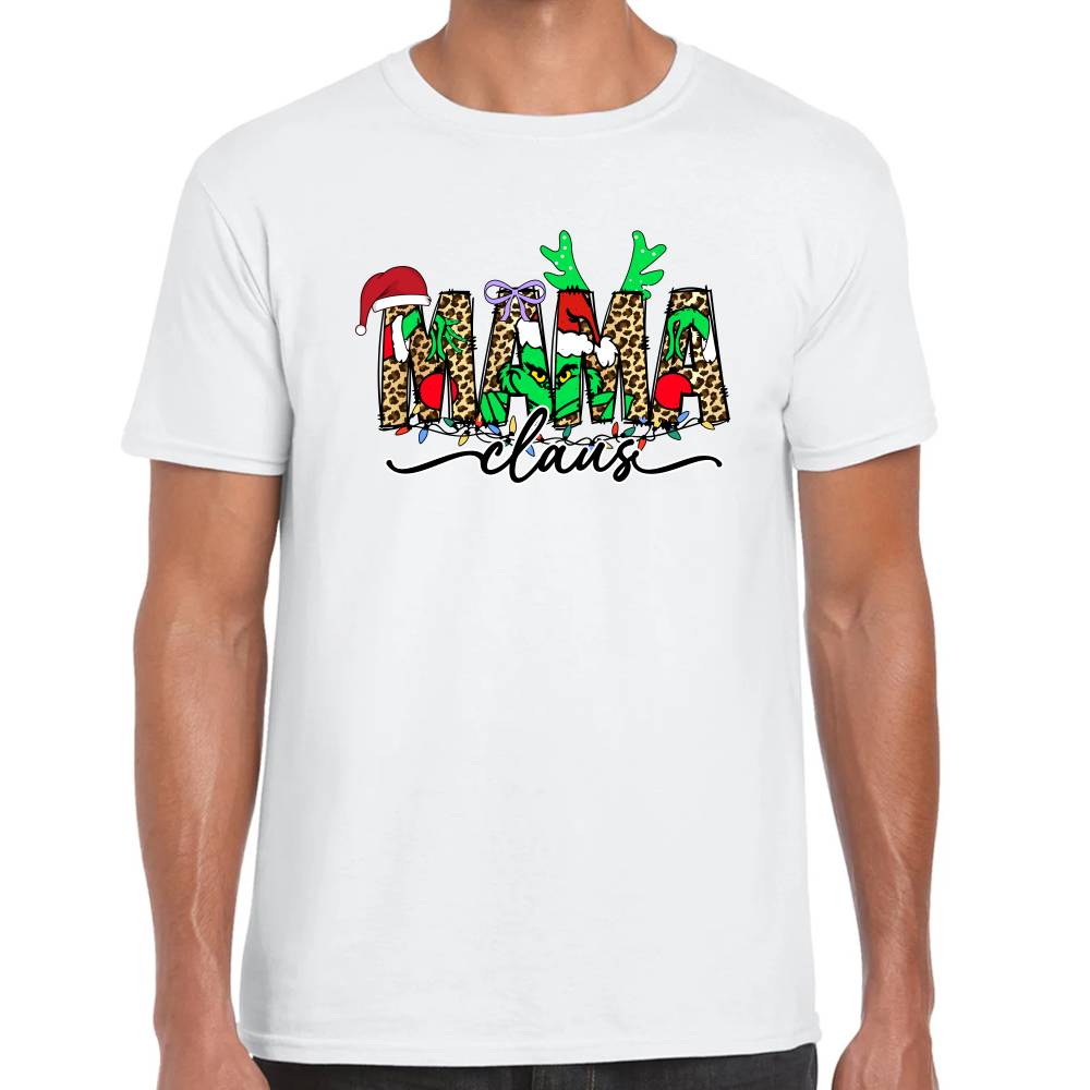 Playera The Grinch Mama Navidad Algodón Premium #0001416