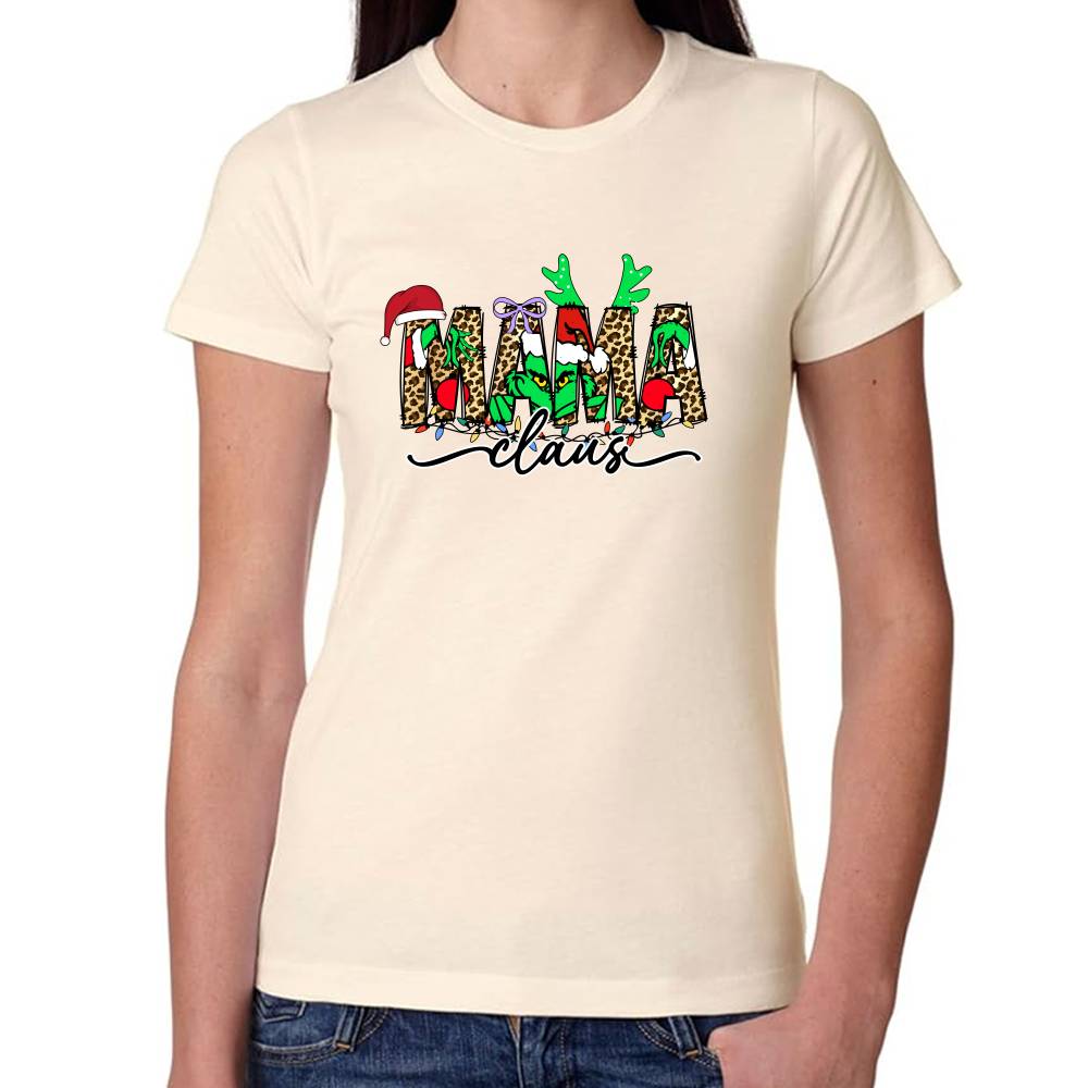 Playera The Grinch Mama Navidad Algodón Premium #0001416