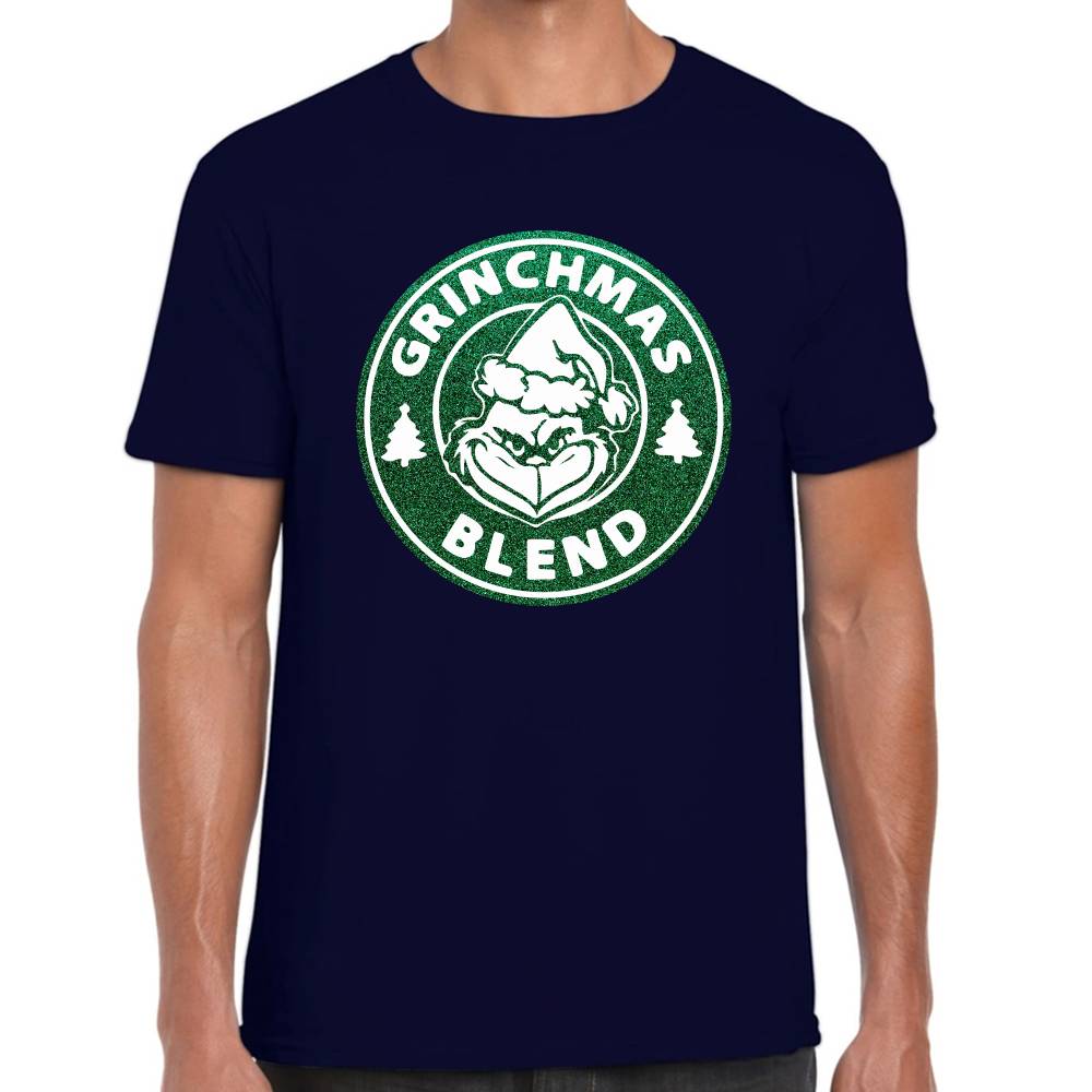 Playera The Grinch Grinchmas Blend Navidad Algodón Premium #0001419