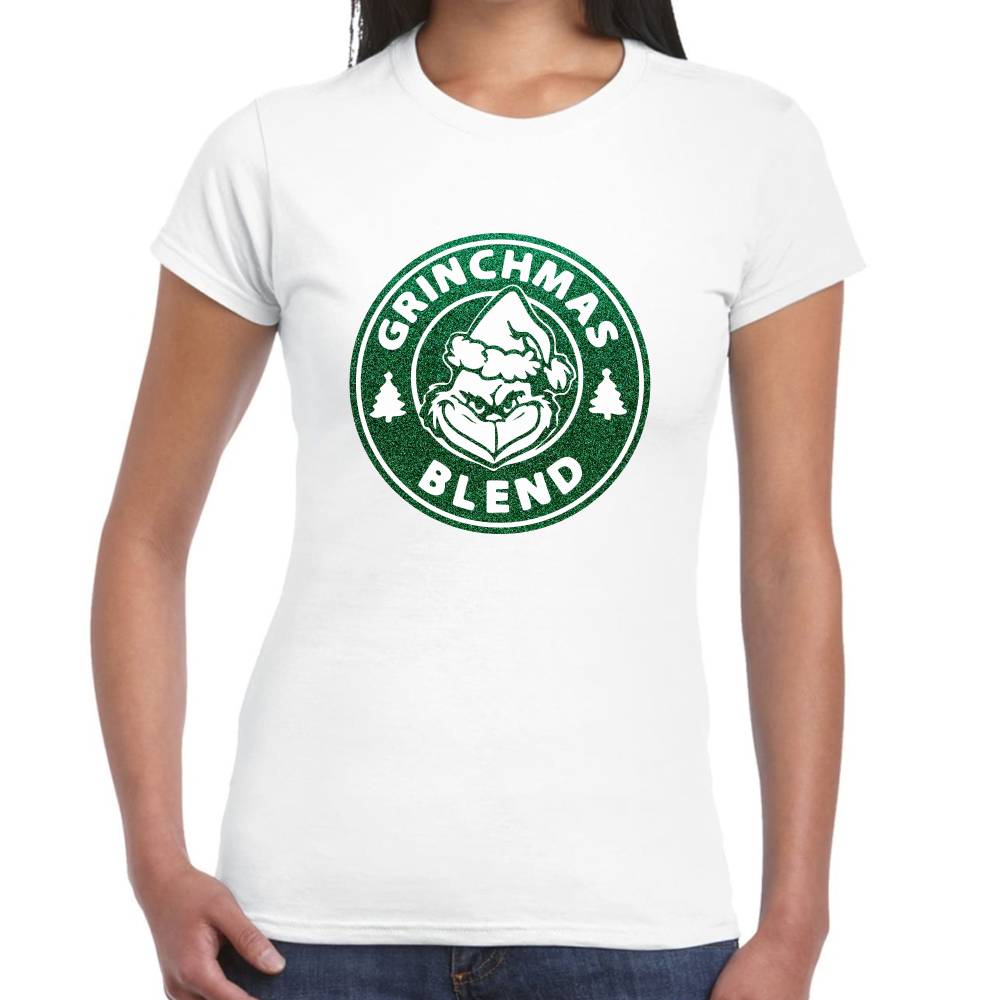 Playera The Grinch Grinchmas Blend Navidad Algodón Premium #0001419