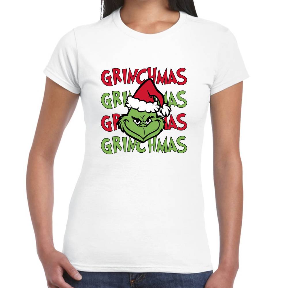 Playera The Grinch Grinchmas Navidad Algodón Premium #0001420 Imagen secundaria del producto